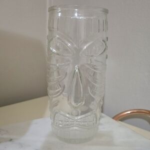 Clear Tiki Drinking Glass